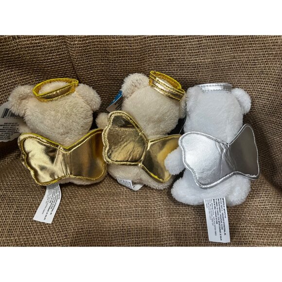 Set of 3 Angel Teddy Bear Dolls 7 Inches - Picture 2 of 5